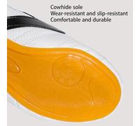 SXTYYH Respirantes Chaussures De Taekwondo Hommes Et Femmes Chaussures Kung Fu for Le Tai Chi, Le Karaté Légères En Cuir Chaussures D'arts Martiaux for Entraînement(39EU,Gold)