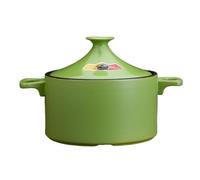 SXTYYH Tajine for La Cuisson Argile émaillée Faite à La Main Plat Tajine for Plats Marocains Savoureux, Couscous, Plat Marocain Et repas Sains, Cocotte(Vert)