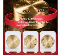 SXTYYH Température Réglable Boîte De Moxa for Les Points D'acupuncture Et La Thérapie Des Méridiens Boîte De Moxibustion Portable Sans Fumée Housse En Tissu(Kit 6)