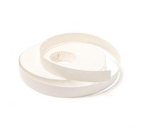 Sxutop 1 Rouleau Bande de Chant Mélamine Blanc 20mm x 25m Bande de Chant en Placage Préencollée Bordures de Mélamine Autocollante Bande de Bord de Meuble pour Réparation d'armoires et Meubles