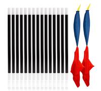 Sxutop 15 Pièces Baguettes de Magicien Noir et Blanc Bâton Magique en Plastique Classique avec Foulards Magiques Couleur Changeante pour Magie de Rue Anniversaire Fête Mascarade Sorcière Costume