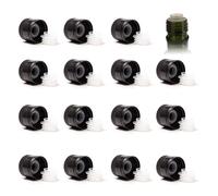 Sxutop 15 Pièces Bec Verseur Huile d'olive Plastique Bouteilles à Bec Verseur Noir Distributeur D'Huile d'olive Bouteille Huile Olive Bec Verseur pour Vin l'huile d'olive Vinaigre Cocktails