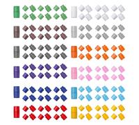 Sxutop Lot de 72 Fermoirs de Sécurité en Plastique Connecteurs de Baril de Perles en 12 Couleurs Fermoirs Détachables pour Colliers Fermoir Connecteur Breakaway pour Colliers Cordons Bracelets Bijoux