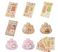 Sxutop Marque Page pour Enfants Lot de 12 Marque Page Capybara 8 Marque-Pages Magnétiques et 4 Marqueurs de Livre en Métal Signets Magnétiques Animaux Mignon pour Adultes Enfants,Amateurs de Lecture