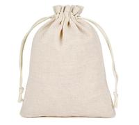 SXUUXB Lot de 20 sacs en tissu à peindre, 20 x 30 cm, en tissu, sacs cadeaux avec cordon de serrage, petits sacs en coton à remplir, calendrier de l'avent, anniversaire d'enfant, mariage