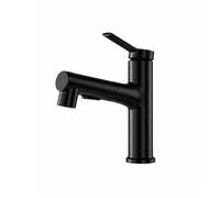 SXWYLZ Mitigeur de Douche avec Douchette Extractible, Robinet de Salle de Bain à 3 Modes, Mitigeur Monocommande, Robinet en Laiton Eau Chaude et Froide,Noir