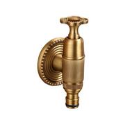 SXWYLZ Robinet Cuisine Eau Froide Mural Robinets de Mop Pool Robinet D'Évier de Style Antique, Poignée Unique