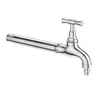 SXWYLZ Robinet de Jardin Exterieur Robinet Eau Froide Robinet Evier Exterieur de Jardin Robinet Mural en Acier Inoxydable Matériel D'Arrosage pour Jardin,200Mm