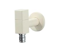 SXWYLZ Robinet D'Eau Froide de Cuisine Robinet D'Évier Mural Robinets de Machine à Laver Robinets à Poignée Unique, Couleurs Bonbon,Blanc