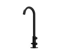 SXWYLZ Robinet D'Eau Froide Uniquement Robinet Extérieur Antigel avec Inverseur Robinets de Jardin Double Sortie Rotation à 360° Double Poignée,Noir