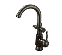 SXWYLZ Robinet Double Sortie Antigel Robinet Exterieur Jardin avec Connecteur à Baïonnette 1/2 Rotation à 360° Double Usage Chaud et Froid, Noir