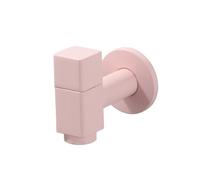 SXWYLZ Robinet Eau Froide Robinet Evier de Cuisine Mural Robinets en Laiton pour Évier à Vadrouille Poignée Unique, Couleurs Bonbon,Rose