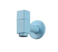 SXWYLZ Robinet Eau Froide Robinet Evier de Cuisine Mural Robinets en Laiton pour Évier à Vadrouille Poignée Unique, Couleurs Bonbon,Bleu