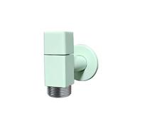 SXWYLZ Robinet Evier de Cuisine Mural Robinet Eau Froide Uniquement pour Lave Main Robinets de Machine à Laver Poignée Unique, Couleurs Bonbon,Vert