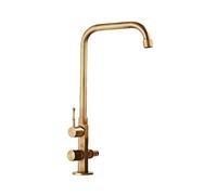 SXWYLZ Robinet Exterieur Antique Robinet Double Sortie Jardin Antigel Pivotant à 360° Robinet D'Eau Froide avec Inverseur Double Poignées