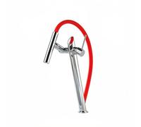SXWYLZ Robinet Flexible Cuisine Magnétique Extractible 4 Modes Robinet D'Évier de Cuisine Poignée Unique Mitigeur Evier Eau Chaude et Froide,Chrome