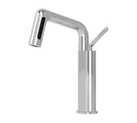 SXWYLZ Robinet Salle Bain avec Douchette Extractible, Mitigeur Lavabo Rotatif, Robinet Relevable, Robinetterie avec 3 Modes Douchette Extractible, Mitigeur Eau Chaude et Froide,Chrome