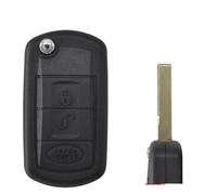 SXXJVES Coque clé Voiture pour Land pour Rover pour Discovery3 LR3 pour Range pour Rover Sport Remplacement boîtier de clé à Rabat Coque de e Voiture Coque clé télécommande(HU92)