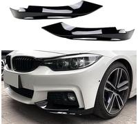 SXXTS Auto Becquets Avant pour BMW F32 F33 F36 4 Series 2014-2020,Lame Pare-Choc Avant Voiture Diffuseur Becquet