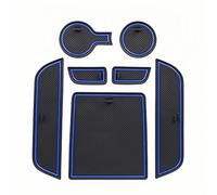 SXXTS Tapis Anti-dérapants pour Camaro 2012-2016, Tapis De Rainure De Porte Anti-poussière Coussinets De Fentes De Porte De Voiture,Blue