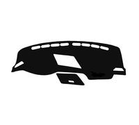 SXXTS Tapis Tableau Bord pour Volkswagen VW Tiguan 2016 2017 2018 2019 2020 2021 2022 2023, Couverture Tableau Bord Tapis Anti-poussière Tapis de Tableau Bord Accessoires,Left Hand Drive-Black