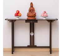 SXYCKRUI Autel Bouddhiste, Console Meuble Entree étroites, Meuble Console D'entrée Style Ferme avec Rangements Idéale pour Salon, Couloir, Entrée ou Hall(120 * 20 * 80 cm/47 * 8 * 31 in)