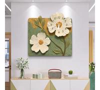 SXYCKRUI Cache Tableau Electrique Décoratif, Horloge Murale Décorative, Pendules Murales Silencieuses pour Salon, Chambre, Entrée, Bureau, sans Tic-Tac(40x30cm/16x12in)