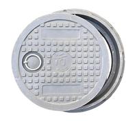 SXYCKRUI Couvercle de Regard et Cadre Encastré, Plaque D'égout avec Poignée, Couvercle Fosse Septique Plastique pour D'égouts de Drainage de Pelouse et de Cour(70 * 3cm/27.6in*1.2in)