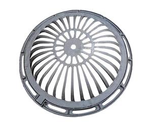 SXYCKRUI Grille Caillebotis Robustes pour Extérieur, Caniveau Exterieur en Fonte, Couvercle de Regard pour Cour, Terrasse, Jardin, sous-Sol et Garage(50cm/19.7in)