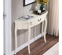 SXYCKRUI Meuble Console D'entrée, Console Meuble avec Tiroir Moderne pour Couloir, Hall D'entrée, Vestibule ou Salon(White,100 * 30 * 85 cm/39 * 12 * 33 in)