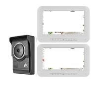 SXYGYWA Caméra Sonnette Anneau Vidéo Intelligent Sonnette Caméra Interphone Visuel Vision Nocturne Interphone Bidirectionnel Visiophone Portier Vidéo Appel Téléphonique(V70MLB-1V2)