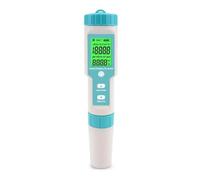 SXYGYWA Testeur d'eau TDS EC PH Salinité Mètre ORP H2 SG Temp Moniteur De Qualité De l'eau Solution Testeur De Résistivité des Engrais for Piscines, Aquariums(C- 600A)