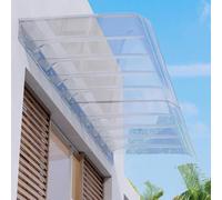 SXYHCK Marquise Ransparente Invisible, Auvent en Polycarbonat pour Porte D'entrée Et Fenêtre, Terrasse Toit Abri, Largeurs 50 80 90 120 150 200 250 300cm