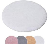 SXYHKJ Peau de Lapin Artificielle synthétique,Cozy Sensation comme véritable Laine Tapis en Fourrure synthétique, Man-Made Laine Tapis de Canapé Coussin (30x30cm, Blanc)