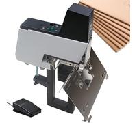 SXYKXYDL Agrafeuse électrique Automatique à Selle - Machine à Relier Robuste pour la Reliure à Plat et de Livres, actionnée par pédale, traite de 2 à 40 Feuilles, agrafes incluses