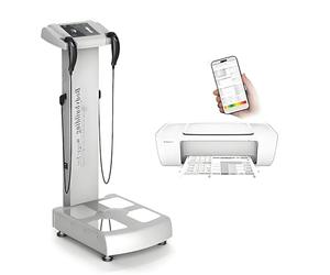 SXYKXYDL Balance connectée avec analyseur de Composition corporelle - Balance numérique intégrale, Outil de Mesure de l'IMC, analyseur de Masse grasse, Balance de Masse Musculaire InBody