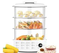 SXYKXYDL Cuiseur Vapeur électrique - Appareil de Cuisson Multifonctionnel avec minuterie, écran Tactile, Programme 24 h et Protection Anti-surchauffe pour des Repas sains