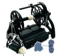 SXYKXYDL Elektrisches Spinnrad für Garn, Fasern, Wolle, stufenlose Geschwindigkeitsregelung + Keine Installation erforderlich, zum Verzwirnen Von Wollfasern