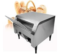 SXYKXYDL Grille-Pain à convoyeur, Four Commercial à tiroir, Grille-Pain Multifonction, pour Pain, Bagel, Petit-déjeuner, Machine à Griller pour hôtel, Restaurant, café, argent-450
