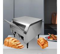 SXYKXYDL Grille-Pain à convoyeur, Four Commercial, Grille-Pain à tiroir, Four Multifonction, pour Pain, Bagel, Petit-déjeuner, Machine à Griller pour hôtel, Restaurant, café, argent-150
