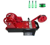 SXYKXYDL Kit d'extrusion pour imprimante 3D, Machine à Filament de Bureau, contrôle numérique de la température, recycleur de Bouteilles Pet écologique pour Usage Domestique (Rouge)