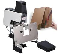 SXYKXYDL Machine à Relier, agrafeuse électrique, Machine à Relier Robuste pour Livres et plaques avec pédale, Machine à Relier Automatique à Cheval, pour Bureaux, écoles, Maisons d'édition, etc.