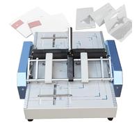 SXYKXYDL Machine à Relier électrique - Machine à livrets Automatique, plieuse de Papier A3 pour Reliure à Cheval et agrafes Plates