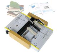 SXYKXYDL Machine à Reliure électrique - Plieuse et agrafeuse de Papier, Format A3, Reliure Haute Vitesse pour 200 à 300 livrets/Heure