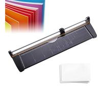 SXYKXYDL Massicot Manuel Professionnel à Rouleau avec règle Transparente, Coupe précise pour Papier A2/A3/A4/A5, Photos, Cartes, idéal pour Les imprimeries et Les écoles