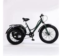 SXYKXYDL Tricycle Adulte 7 Vitesses, pneus Tout-Terrain, Grand Panier pour Seniors, Femmes, Hommes, idéal pour Le Shopping, Les Pique-niques et Les Sports de Plein air.