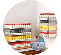 SXYKXYDL Vitrine Commerciale | Présentoir Automatique avec poussoirs | Boîte de Rangement multifonctionnelle pour Le Commerce de détail | 79,5 x 15,2 x 55 cm | Idéale pour Les magasins et Les marchés