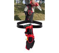 SXYM Mini tronçonneuse à piles Sac banane de ceinture, Étui de tronçonneuse à une main, doublé de panneau PE anti-accrochage pour tronçonneuses à batterie de 4/5/6" Libérez vos mains pendant que vous