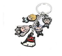 SXYNIO Black Clover Porte-clés Anime Porte-clés Cartoon Figurine Asta Yuno Noell Silva Pendentif Sac à Clés Décoration Accessoire pour Les Fans