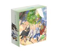 SXYNIO Frieren : Beyond Journey's End Coffret De Fans Chanceux Comprenant Un Gobelet d'eau, Une Figurine, Un Support, Un Marque-Page, des Badges, Une Carte De Vœux, Une Carte Postale, Etc.